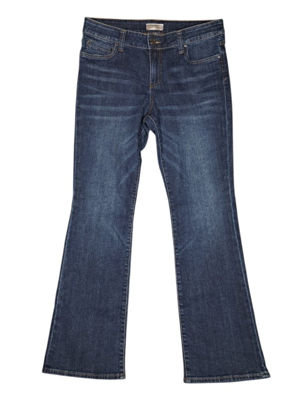 Kut From The Kloth Natalie Bootcut Jeans Womens Size 12 Dark Wash Blue KP258MA1